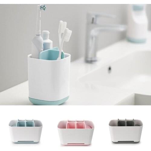 New Toothbrush Toothpaste Holder Case Shaving Makeup Brush Electric Toothbrush Holder Organizer Stand Bathroom Accessories