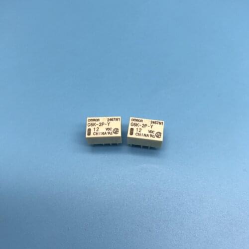 Original G6K-2P-Y-12VDC 8pin relays