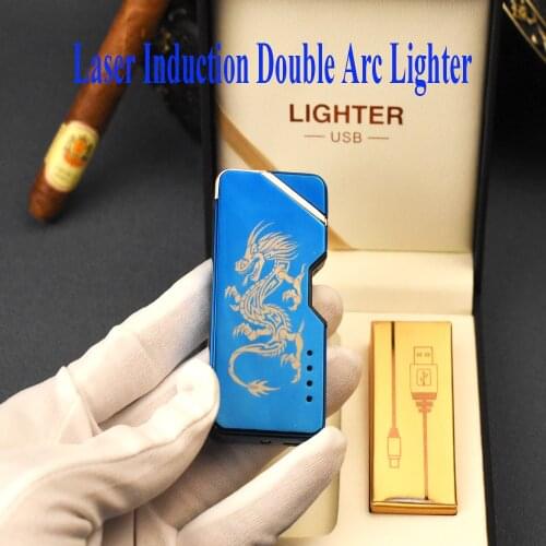 Creative Electric Lighter Gadgets For Men Windproof BBQ Candle Plasma Lighters USB Gadgets Dropship Suppliers Lighters Smoking