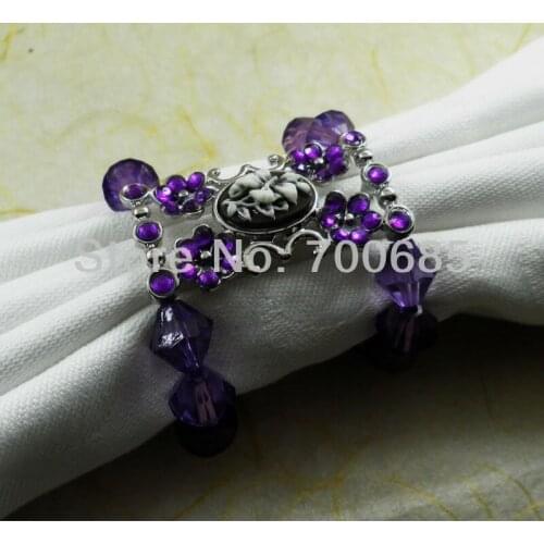 Aliexpress sold beaded wedding napkin ring holiday decoration napkin ring