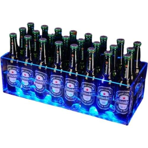 Rectangle Ice Bucket For Night Club Bar Stainless Material