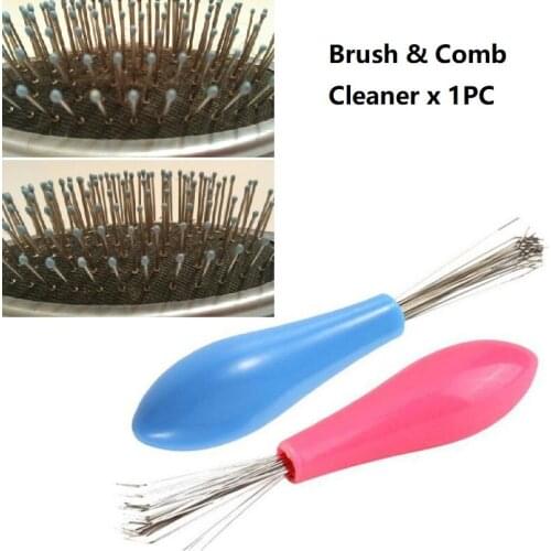 1Pc New Comb Hair Brush Cleaner Curly Hair Cleaning Remover Dense Comb Pet scratching Cleaner Tool Hair Salon Hot Sale
