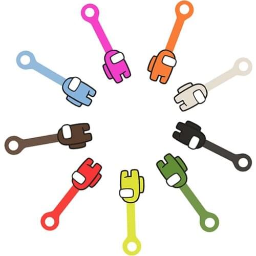 ZK20 Scrapers amongs Toys 10pcs Cable Storage Scrapers Toy Action Magnet Whole Collection Children Cable Toy Dropshipping