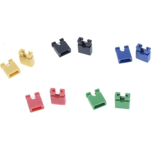 2000pcs/lot 2.54 mm Standard Circuit Board Jumper Cap Shunts Short Circuit Cap