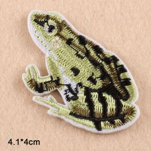 Grog Animal Wholesale Iron On Patches Embroidered Clothes Patch For Clothing Clothes Stickers Garment Apparel Accessories