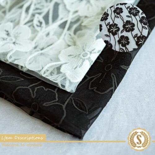 Cotton polyester fiber Thin Gauze Fabric For Sewing Quilting Fabrics Dress Clothing Cloth Sewing Needlework Fabric