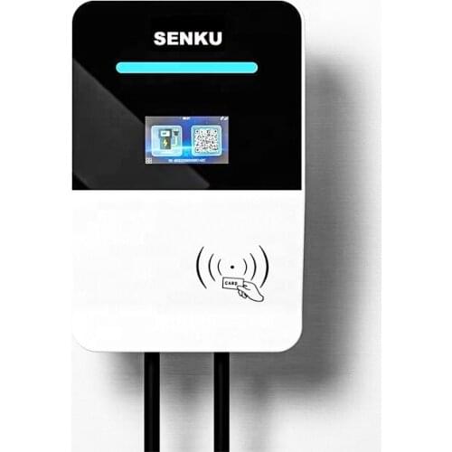 High Quality Wall-mount Public EV Charger OCPP 1.6 Type2 7KW 32A AC Electric Car Charging Pile Car Charger