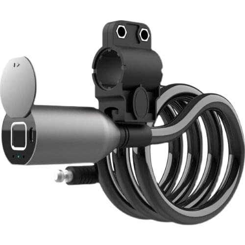 Smart bicycle fingerprint password bluetooth electric mountain bike anti-theft steel cable chain lock car lock door lock lock