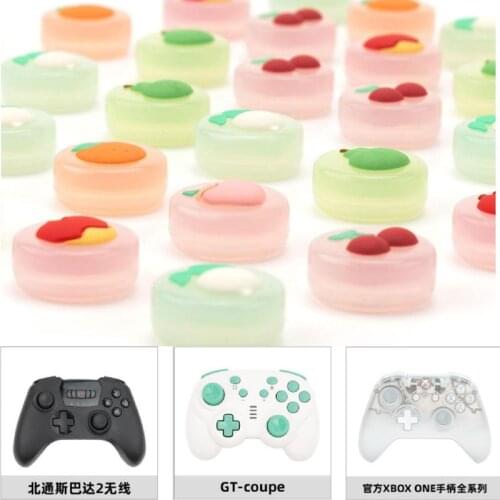 Protector Skin Fruit Cherry Pear Orange Thumb Stick Grip Cap Joystick Cover For Xbox One GT-Coupe Controller Case
