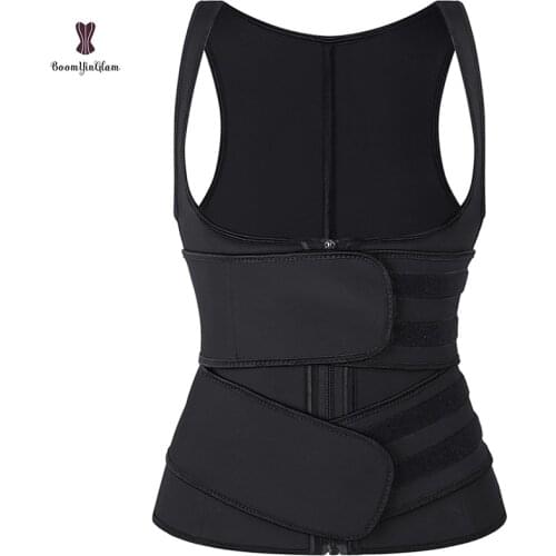 Women Body Shapewear Adjustable Vest Latex Waist Trianer Corset Underbust Plus Size Fajas Shapers