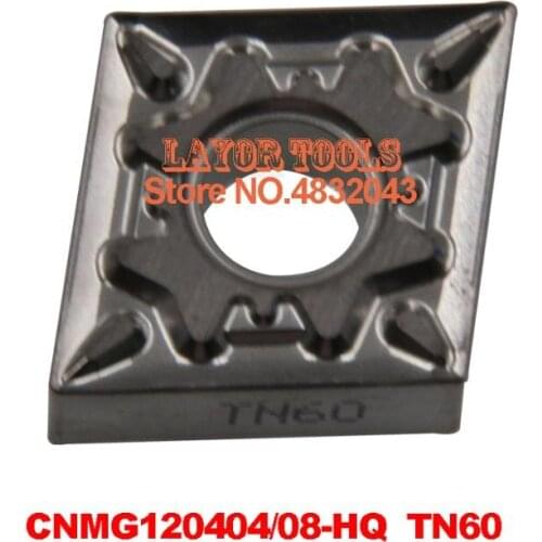 10PCS CNMG120404-HQ TN60/CNMG120408-HQ TN60,carbide tip Lathe Insert , the lather,boring bar,machine