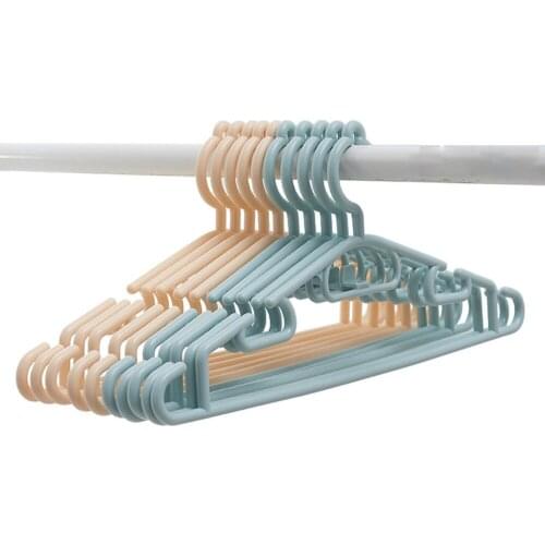 10pcs/lot adult plsatic hangers for clohtes rack multifunction hanger pants rack