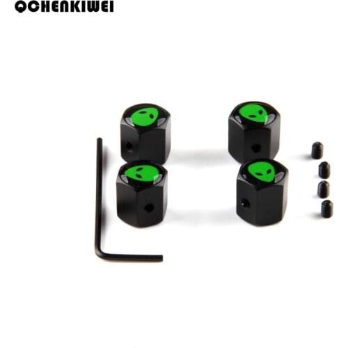 2021 4pcs/set Black Anti Theft Locking Car Auto Wheel Tire Tyre Stem Air Valve Caps for All Cars Motorcycles Tire Repair Tools