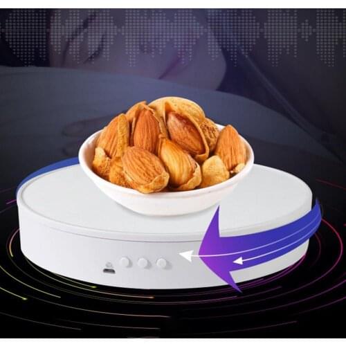 50% Hot Sales Display Stand Auto-Rotation 360 Degree ABS Rechargeable Photography Stand for Product Display