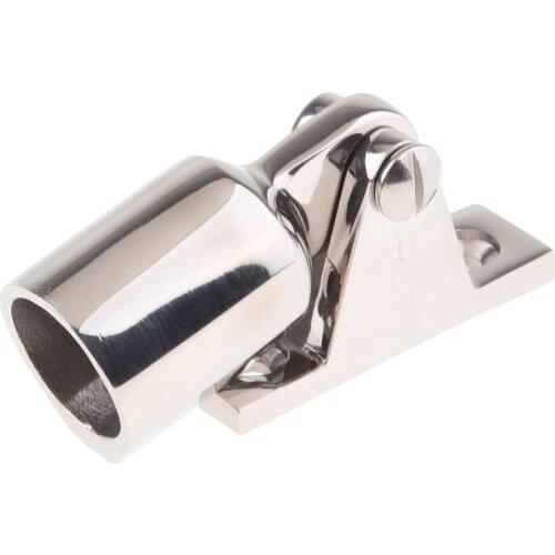 7/8" 22mm Bimini Top Cap Tube Cover Deck Hinge For Marine Boat Canopyn Yacht
