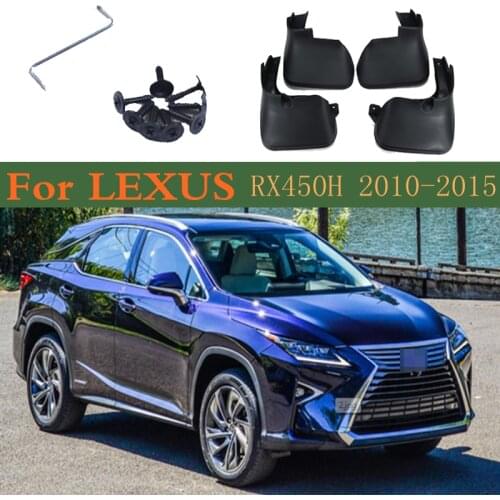 Car Mudflap Over Fender Mud Flaps Guard Splash Flap Mudguard Accessories Fender For LEXUS RX450H 2015-2010 2011 2012 2014