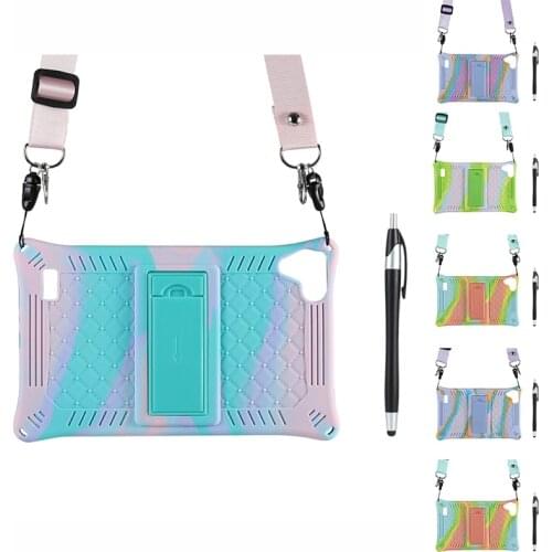 Tablet Case for Teclast P80 P80X P80H 8 Inch Tablet Silicone Case Tablet Stand with Strap and Pen