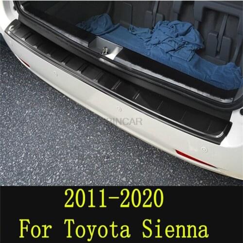 For Toyota Sienna 2011-2020 Rear Guard Tailgate decoration strip tail door decoration bright strip Modification car Accessories