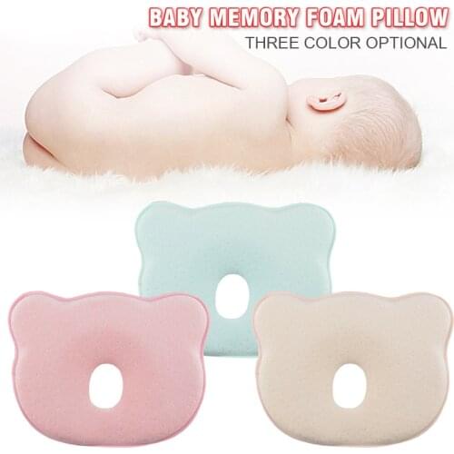 Baby Neck Support Pillows Toddler Sleep Positioner Anti Roll Cushion Flat Head and U-Shape Pillow Neck Protection of Newborn