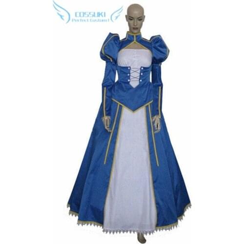 High Quality Fate Stay Night Saber Dress Uniform Cosplay Costume ,Perfect Custom For You