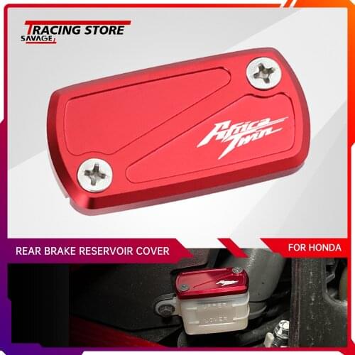 Rear Brake Reservoir Cover For HONDA CRF1000L CRF1100L CRF 1000L 1100L Africa Twin Motorcycle Accessories Oil Fluid Cap CNC