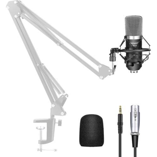 Neewer NW700 Professional Studio Music Broadcasting Recording Condenser Microphone Set:Microphone+Shock Mount+Foam Cap+Cable