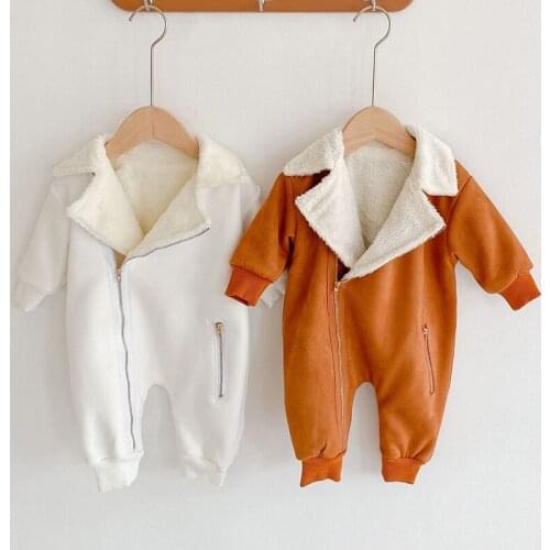 New 2020 Autumn Winter Toddler Clothing Baby Boys Girls Keep warm Rompers Kids Baby Clothing Baby Boy Girl Thicken Rompers