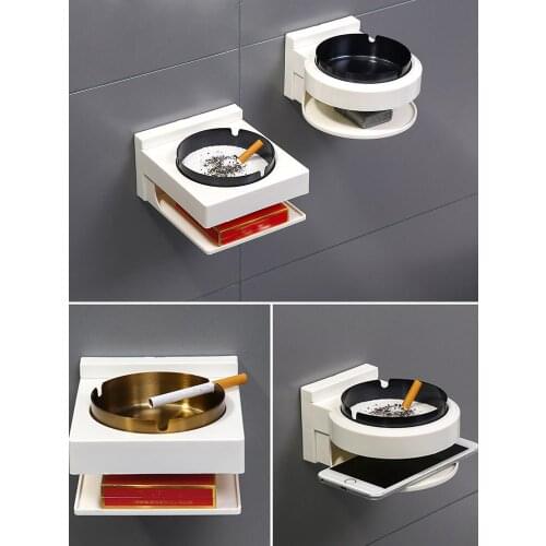 Nordic Ashtray Home Wall-Mounted Cigarette Ashtray For Bathroom And Washing Room Cigar Ashtray Restaurants And Hotels