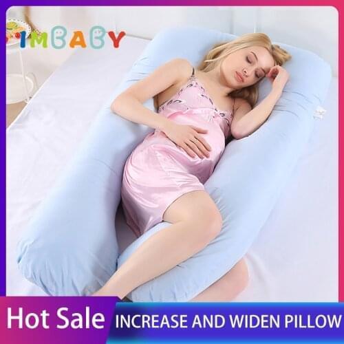 IMBABY Detachable And Washable Sleeping Support Pillow For Pregnant Women Multifunction U-Shaped Pillows Pregnancy Side Sleepers