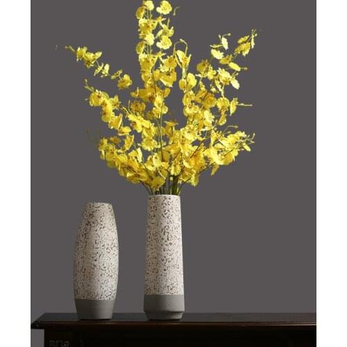 Nordic Simple Large Mouth Vase Creative Simulation Flower Decoration Flower Arrangement Dried Flower Device Entrance Restaurant