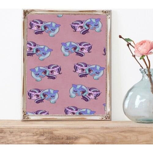 Nordic unicorn Was All A Dream Canvas Painting Wall Picture Wall Pictures For Bathroom Wall Decor