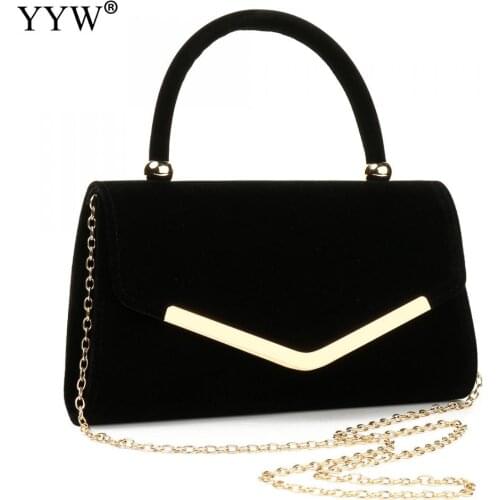 Pure Black Suede Bag Fashion All-Match Magnetic Buckle Portable Large Capacity Diagonal And Portable For Woman Daily Matching