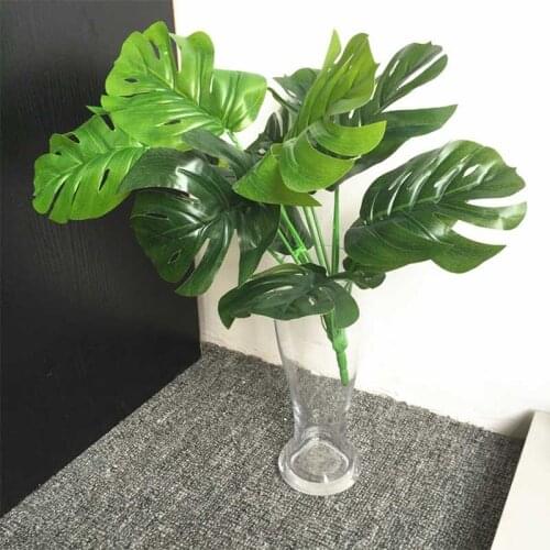 High quality artificial plant Turtle leaf simulation plant leaf creative plastic green plant DIY Home wedding decoration plant
