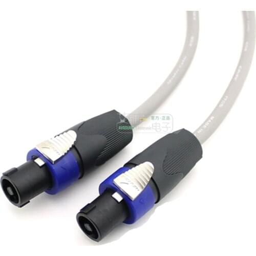 1Pcs CANARE four-core audio speaker cable 4S8 surround main sound reinforcement NEUTRIK NL4FX customized finished cable HiFi