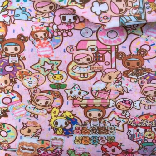 50*145cm Patchwork Printed Polyester Cotton Fabric Tissue Sewing Quilting Fabrics Needlework Material DIY,c19005