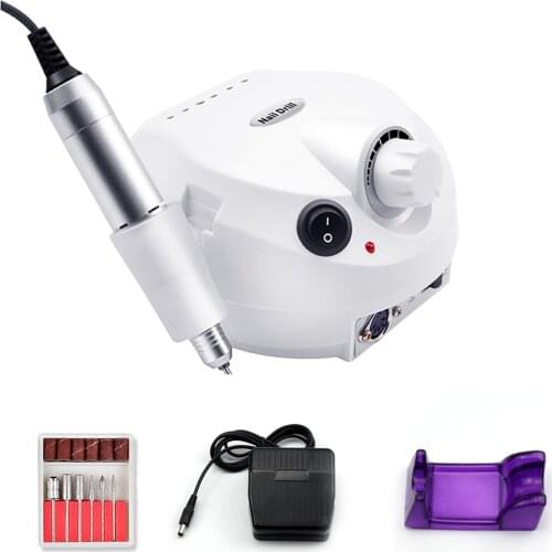 Pro 35000RPM Electric Nail Drill Machine Electric Manicure Machine Drills Accessory Pedicure Kit Nail Drill File Bit Nail Tools
