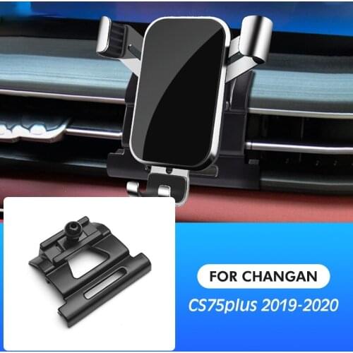 Car Mobile Phone Holder Air Vent Mounts Stand GPS Gravity Navigation Bracket For Changan CS75 Plus 2019 2020 Car Accessories