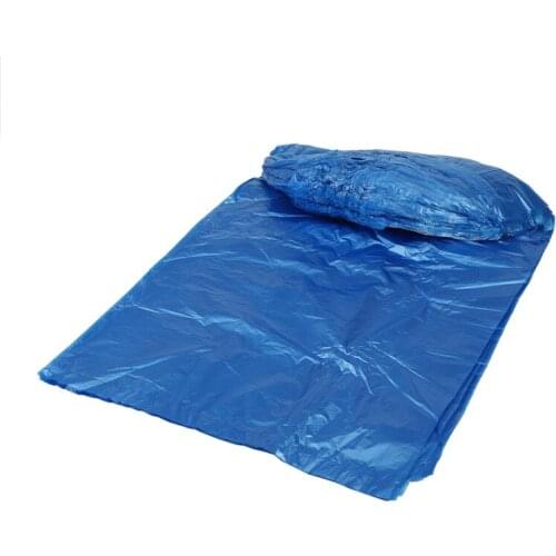 FGGS-30 Pairs Disposable Shoe Covers Blue Rain Shoes and Boots Cover Plastic Long Shoe Cover Clear Waterproof 68X36cm