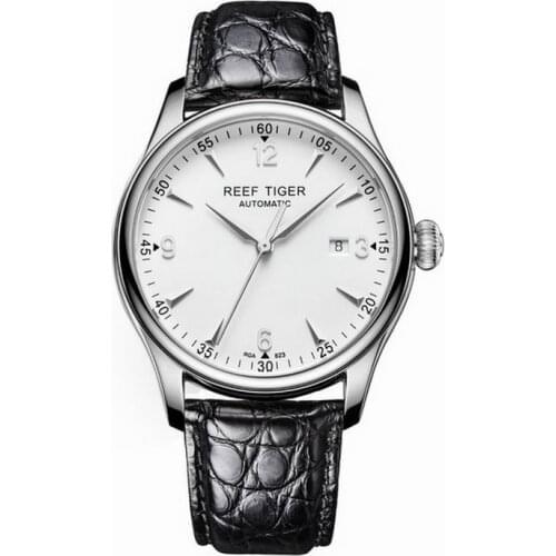 Men wrist watch,mens automatic watches Reef Tiger luxury man self wind mechanical wristwatch waterproof timepiece dress relogio