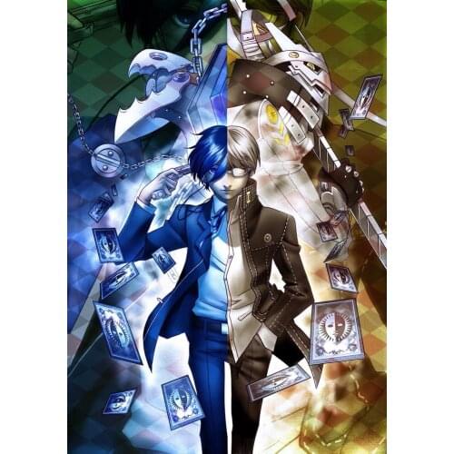 Home Decor Shin Megami Tensei Persona 4-Silk Art Poster Wall Sticker Decoration Gift