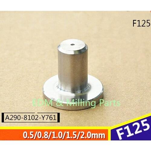 EDM Wire Machine Sparks F125 Water Nozzle Upper A290-8102-Y756 0.5/0.8/1.0/1.5/2.0mm For CNC Fanuc Machine Service