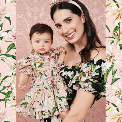 Lily printed cotton fabric 148 cm width shirt dress 100% cotton fabric meter handmade DIY fabric wholesale cotton cloth