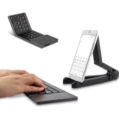 HUWE Mini Foldable Bluetooth Keyboard with Touchpad For Huawei P10 P8 P9 P20 P30 P40 Pro Plus Lite P20lite p30pro Phone keyboard
