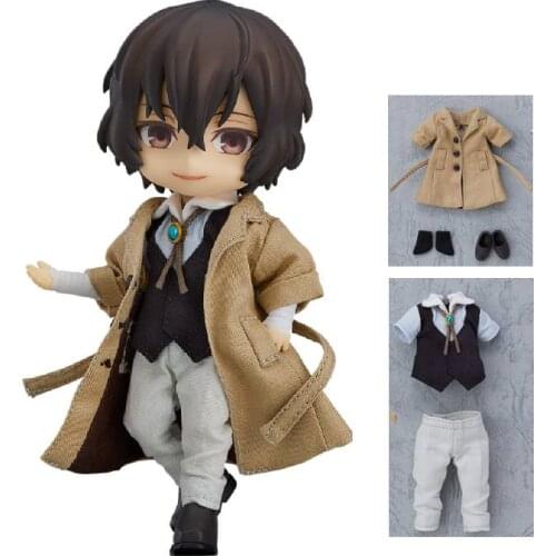 Bungo Stray Dogs Osamu Dazai Doll Action Figure toy real clothes
