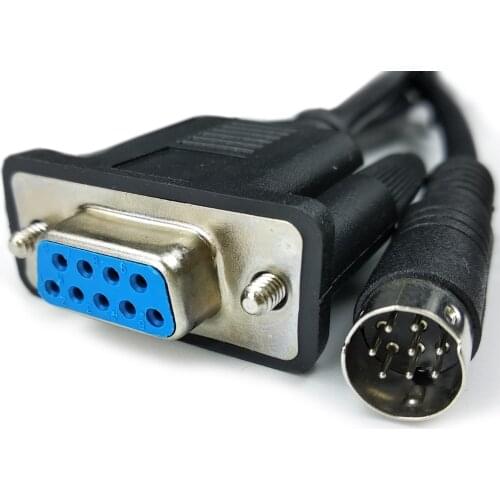 For Rockwell AB MicroLogix 1400 PLC Programming db9 rs232 to mini DIN MD 8p Cable 1761-cbl-pm02