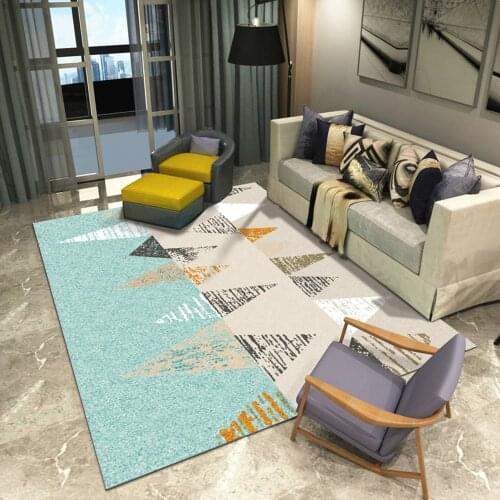 Feather Color Stitching Carpets Rug Bedroom Baby Play Crawling Mat Carpet carpets For Modern Living Room Home Decor
