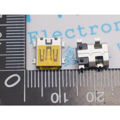 MINI USB 10P female socket patch v3 female legs in mini 10PIN end plug SMD 10PCS
