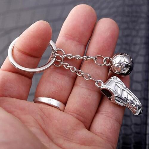 NEW Football Badge Football Sport Hanging Chain Unique Soccer Shoes Football Ball Metal Chain