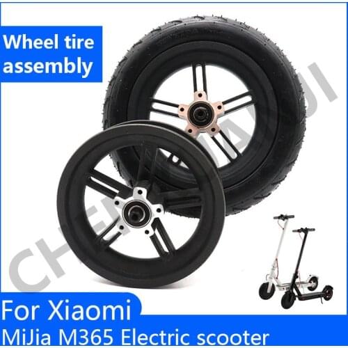 Electric Scooter Tyre for Xiaomi Mijia M365 8 1/2x2 Tyre Pneumatic Tire Inner Tube Electric Scooter with alloy hub kit