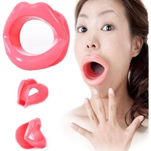Silicone Mouth Trainer Face Slimmer Mouth Massage Exercise Muscle Tightener Tool